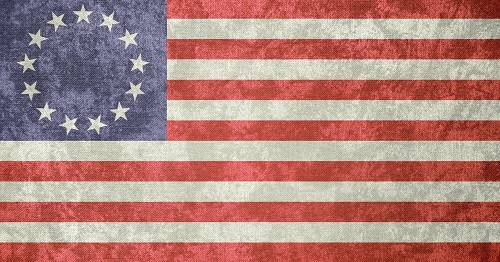 Lá cờ nước Mỹ thuở sơ khai